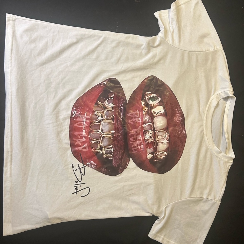 White Graphic Kids T-Shirt